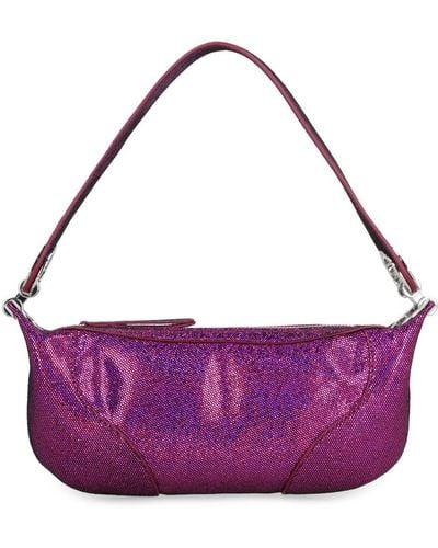 BY FAR Mini Amira Shoulder Bag - Purple