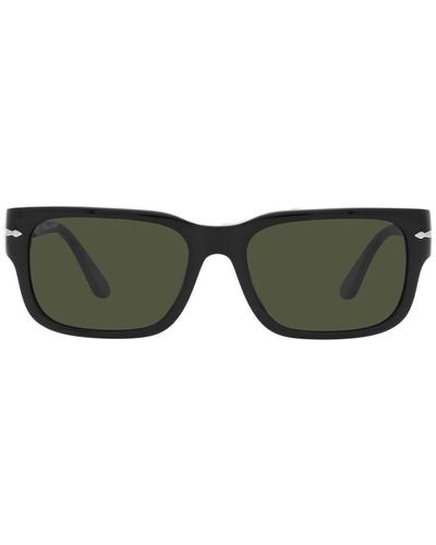 Persol Rectangular-frame Sunglasses - Green