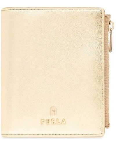 Furla 'camelia Small' Wallet, - Natural