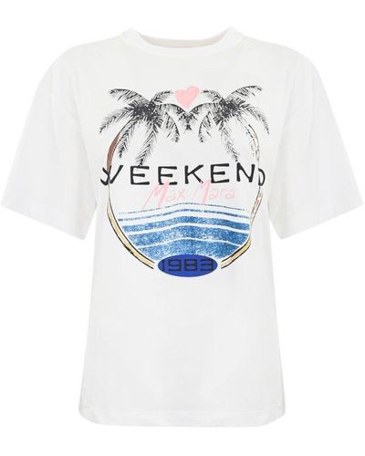 Weekend by Maxmara Oversized Crewneck T-shirt - White