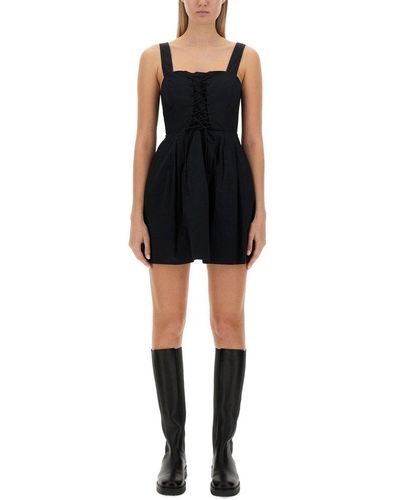 STAUD Mini Sutton Dress - Black