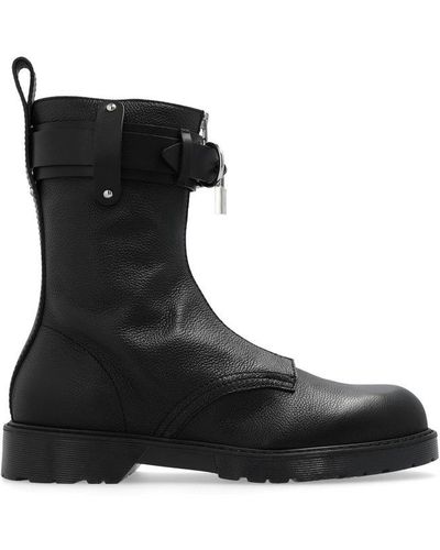 JW Anderson ‘Punk’ Leather Ankle Boots - Black