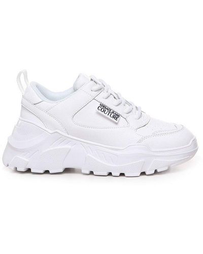 Versace Sneakers With Logo - White