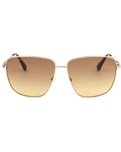 MAX&Co. Irregular Frame Sunglasses - Black