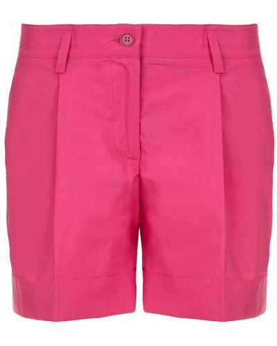 P.A.R.O.S.H. Turn-up Brim Shorts - Pink