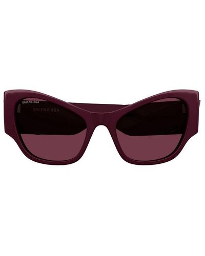 Balenciaga Alien Frame Sunglasses - Purple