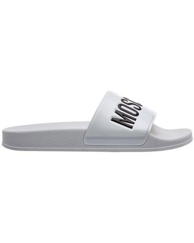 Moschino Men's Slippers Sandals Rubber Logo - Multicolour