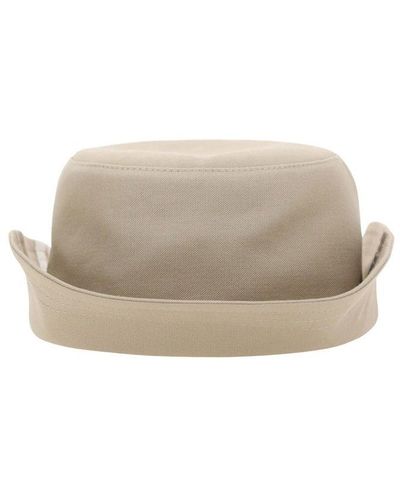 Thom Browne Logo Patch Bucket Hat - Brown