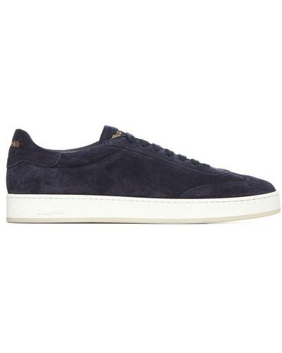 Church's Logo Printed Low-top Trainers - Blue