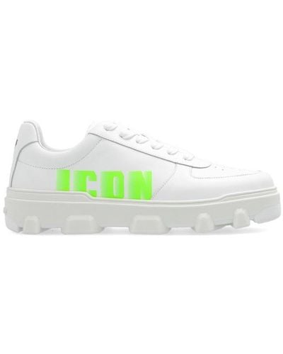 DSquared² Icon Printed Low-top Trainers - Green