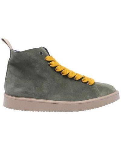 Pànchic Lace-up Ankle Boots - Green