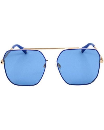 Love Moschino Geometric Frame Sunglasses - Blue