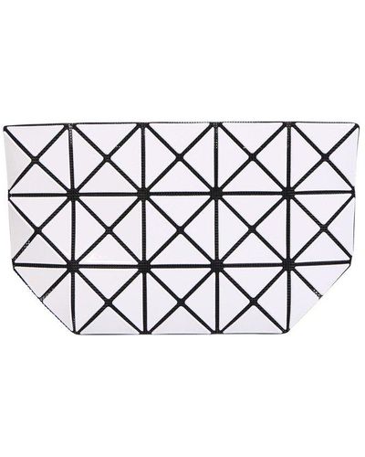 Bao Bao Issey Miyake Prism Geometric Pattern Clutch Bag - White