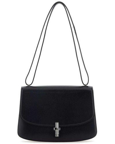 The Row Sofia Shoulder Bag - Black