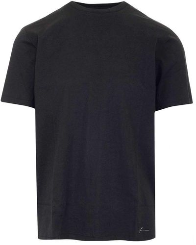 FRAME Plain Crewneck T-shirt - Black