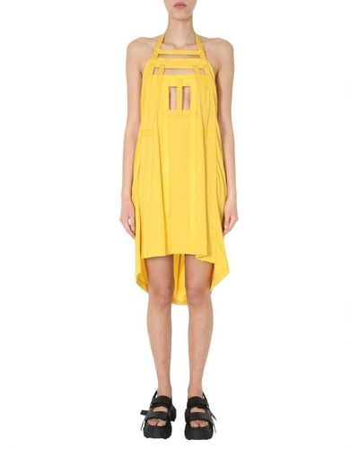 Rick Owens Midi Dress - Yellow