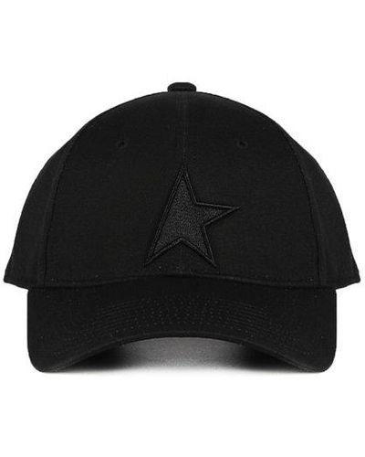 Golden Goose Star Embroidered Baseball Hat - Black