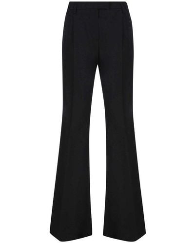 Prada Buttoned Flared Trousers - Black