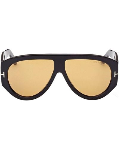 Tom Ford Pilot Frame Sunglasses - Brown