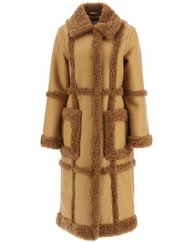 Stand Studio Stand Patrice Eco-shearling Coat - Natural