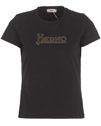 Herno T-shirts And Polos Black
