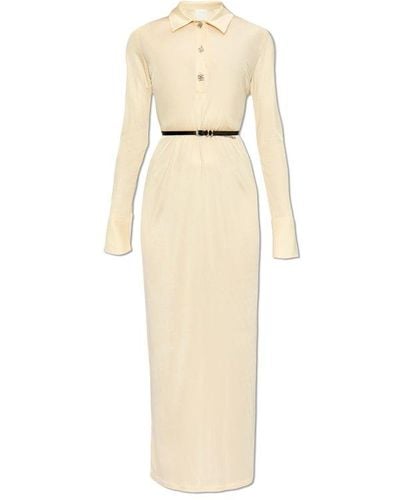Givenchy Belted Maxi Dress - White