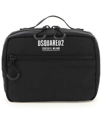 DSquared² 'ceresio 9' Ripstop Organizer Bag - Black