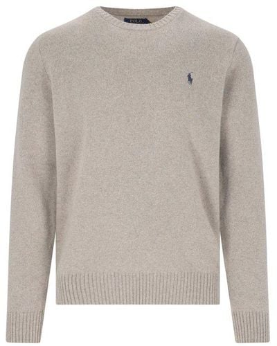 Polo Ralph Lauren Crewneck Knitted Sweater - Grey
