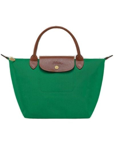 Longchamp Le Pliage Zip-up Small Tote Bag - Green