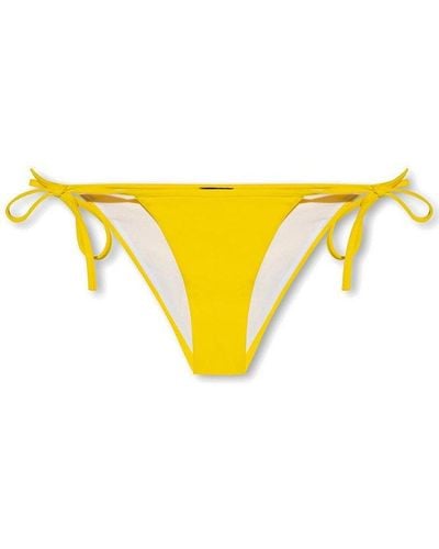 DSquared² Bikini Briefs With Logo - Yellow