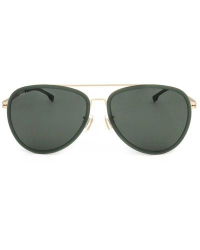 BOSS 1466/f/sk Double Bridge Sunglasses - Green