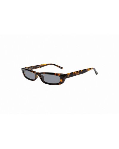 The Attico Rectangle Frame Sunglasses - Black
