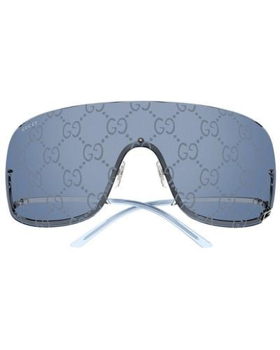 Gucci Oversized Frame Sunglasses - Blue