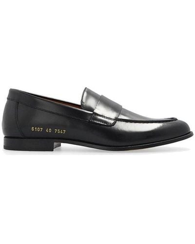 Common Projects Almond Toe Loafers - Black