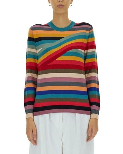 PS by Paul Smith "signature Stripe" Jersey - Multicolour