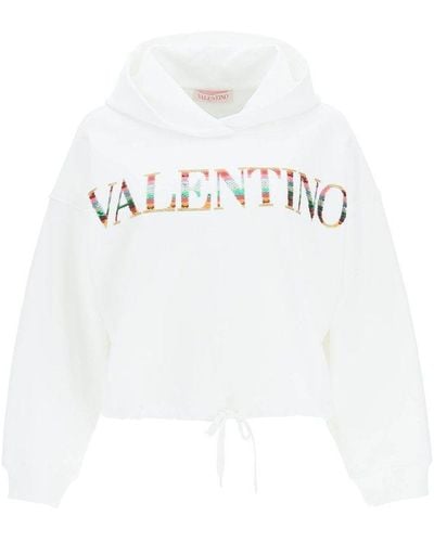 Valentino Logo Sweatshirt - White
