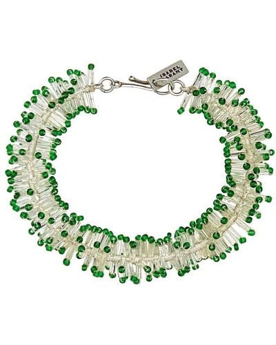 Isabel Marant Two-toned Beaded Bracelet - Green