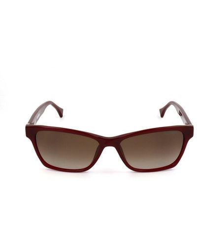 Zadig & Voltaire Rectangular Frame Sunglasses - Red