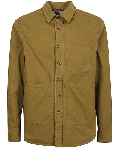 Aspesi Long Sleeved Buttoned Shirt - Green