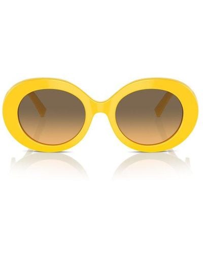 Dolce & Gabbana Round Frame Sunglasses - Yellow
