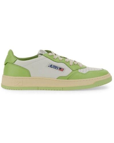 Autry Medalist Bicolor Low-top Trainers - Green