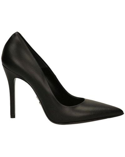 Sergio Levantesi Leysbek Pointed-toe Court Shoes - Black