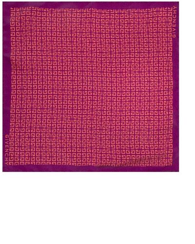 Givenchy Monogram Pocket Square - Pink