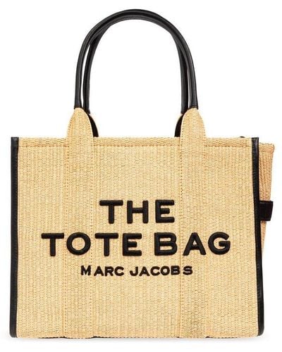 Marc Jacobs The Large Woven Top Handle Bag - Natural