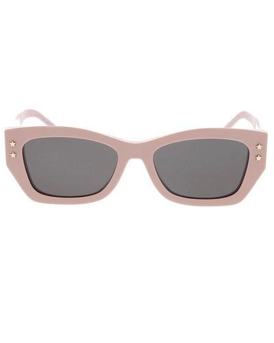 Dior Diorpacific S2u Rectangular Frame Sunglasses - Black