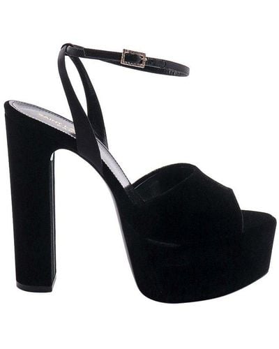 Saint Laurent Jodie Platform Sandals - Black