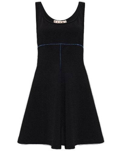 Marni Sleeveless Mini Dress - Black