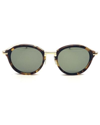 Thom Browne Round Frame Sunglasses - Green