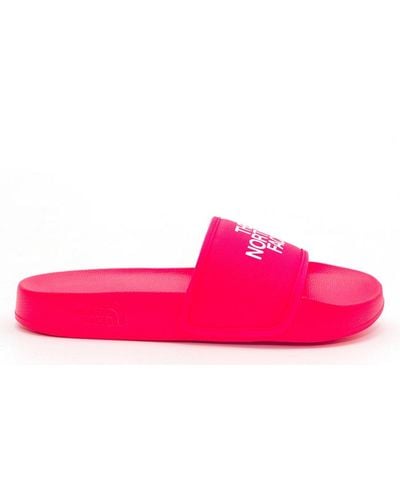 The North Face Logo Printed Open-toe Sandals - Pink