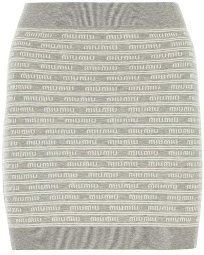 Miu Miu Skirts - Gray